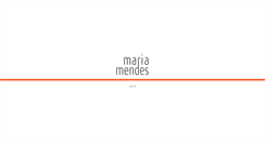 Desktop Screenshot of maria-mendes.com